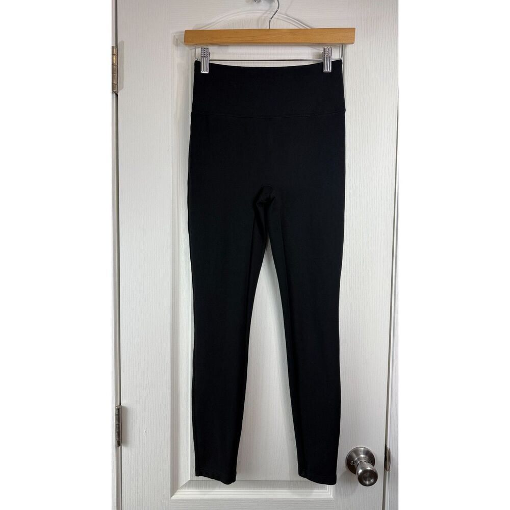 SPANX SPANXshape Everyday Legging Womens S Black Regular Pull On No Seam